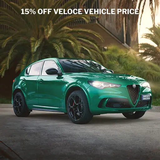 15% Off Veloce Vehicle Price